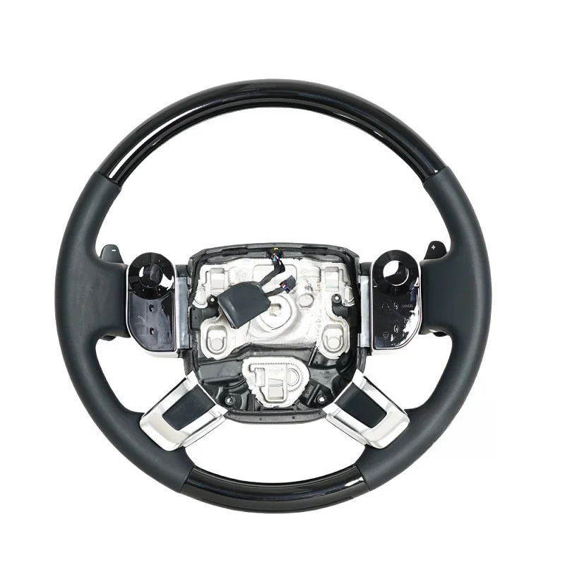 

Wood Grain Black Piano Steering Wheel for Land Rover Range Rover L405 2013-2022