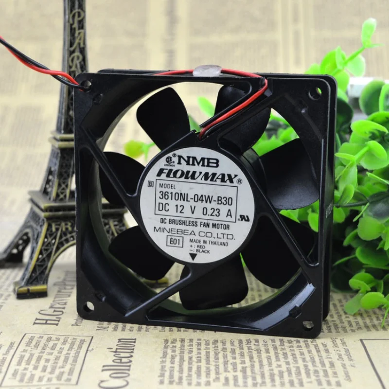 3610nl-04w-b30 12V 0.23a 9025 9cm 2-Wire Chassis Cooling Fan 3610nl 04w b30