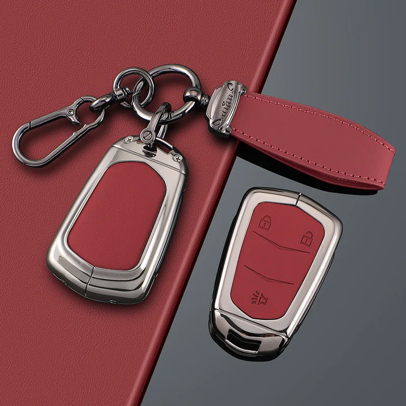 لكاديلاك XT6 XT5 CT6 CT5 XT4 الرجال المرأة حقيبة مشبك مفتاح السيارة القشرة غطاء مفتاح السيارة حامي قذيفة فوب اكسسوارات