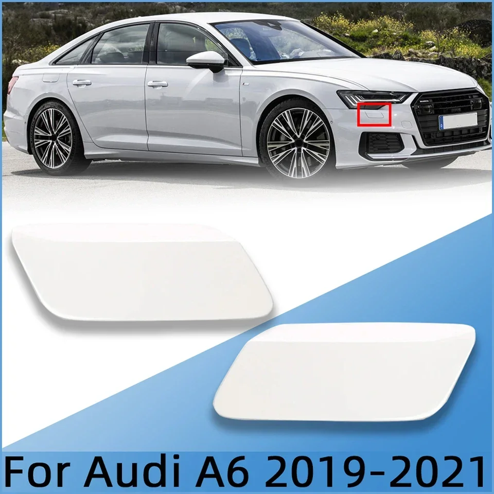 

4K0955275 4K0955276 Car Bumper Spray Nozzle Painted Trim Cap Cover For Audi A6 2019 2020 2021 Headlight Washer Nozzle Shell Lid