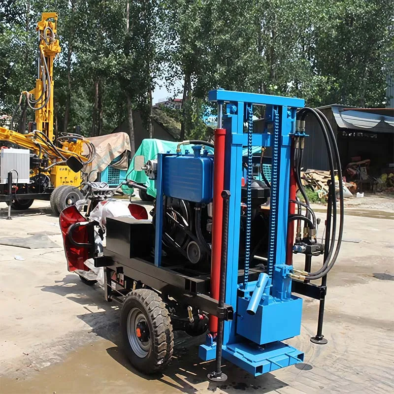 Hongrun New Model Machine  Well Drilling Machine 22HP  Motorcycle Water Drilling Rig for 150m