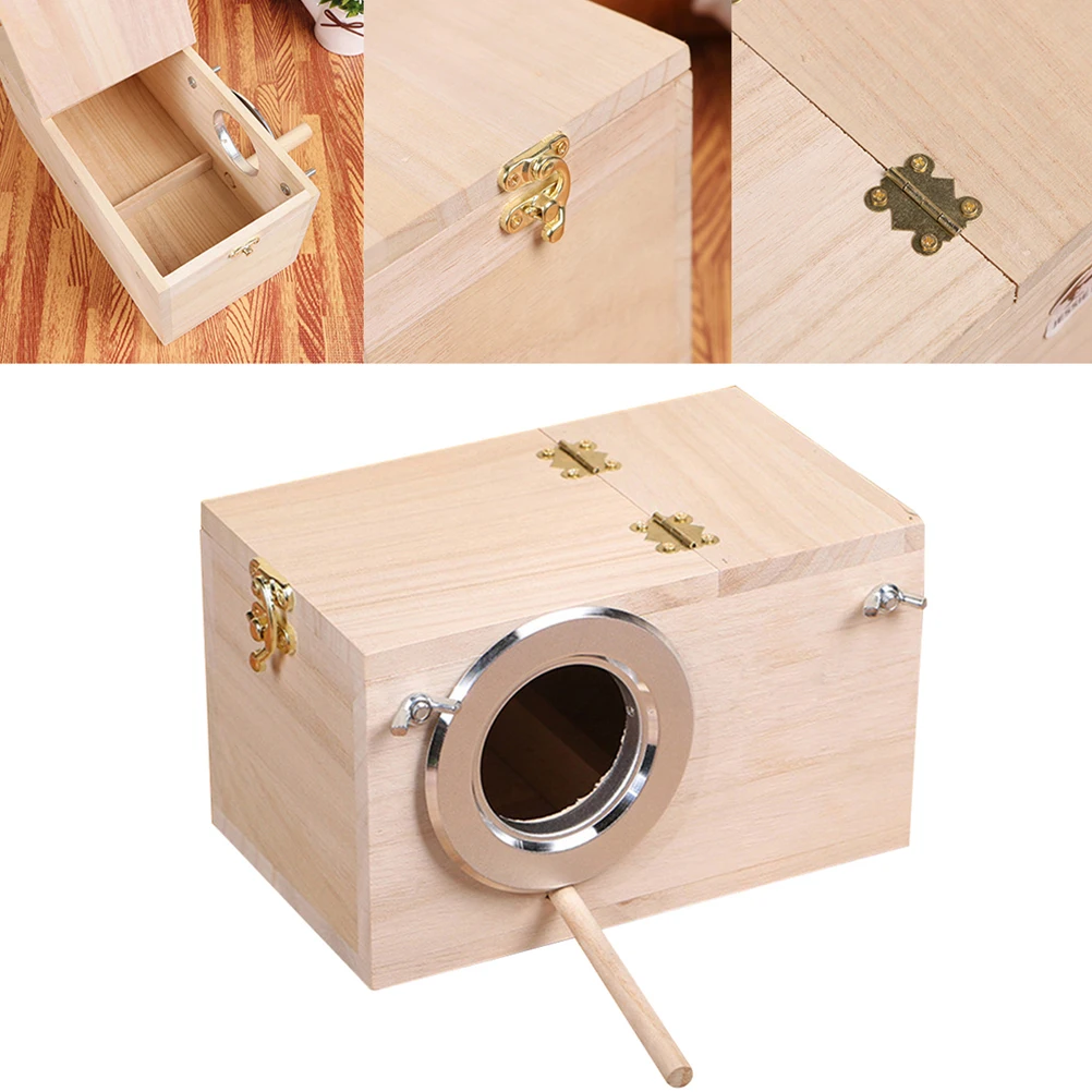 

2Pcs Bird Watching Holder With Durable Wood Nesting Solution Perfect Gift For Nature Lovers