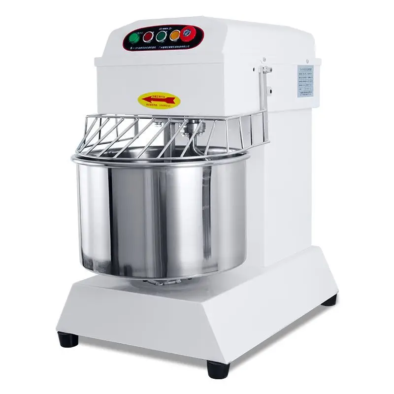 Frequency conversion silent double action double speed dough mixer commercial dough machine