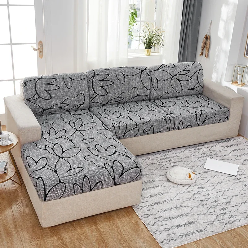 1PC Elastic Seat Cushion Cover Chair Cover Stretch Sofa Cover For Living Room Sofa Slipcover Protector Washable Removable