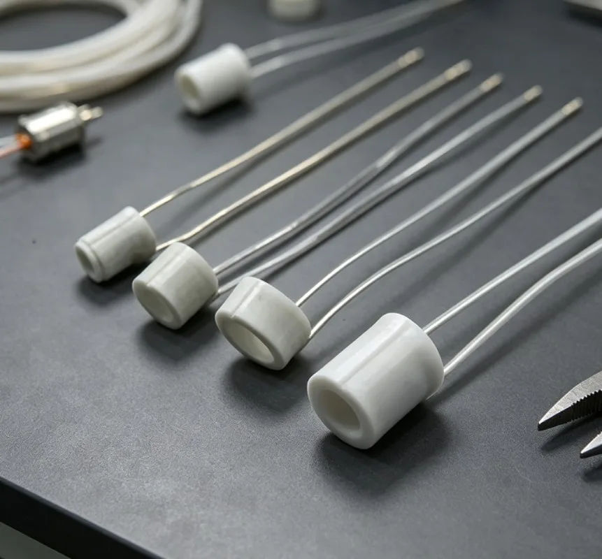 Alumina Ceramic Heating Ring, High-Temperature Annular Heater with 3-11mm Bore Diameter Options