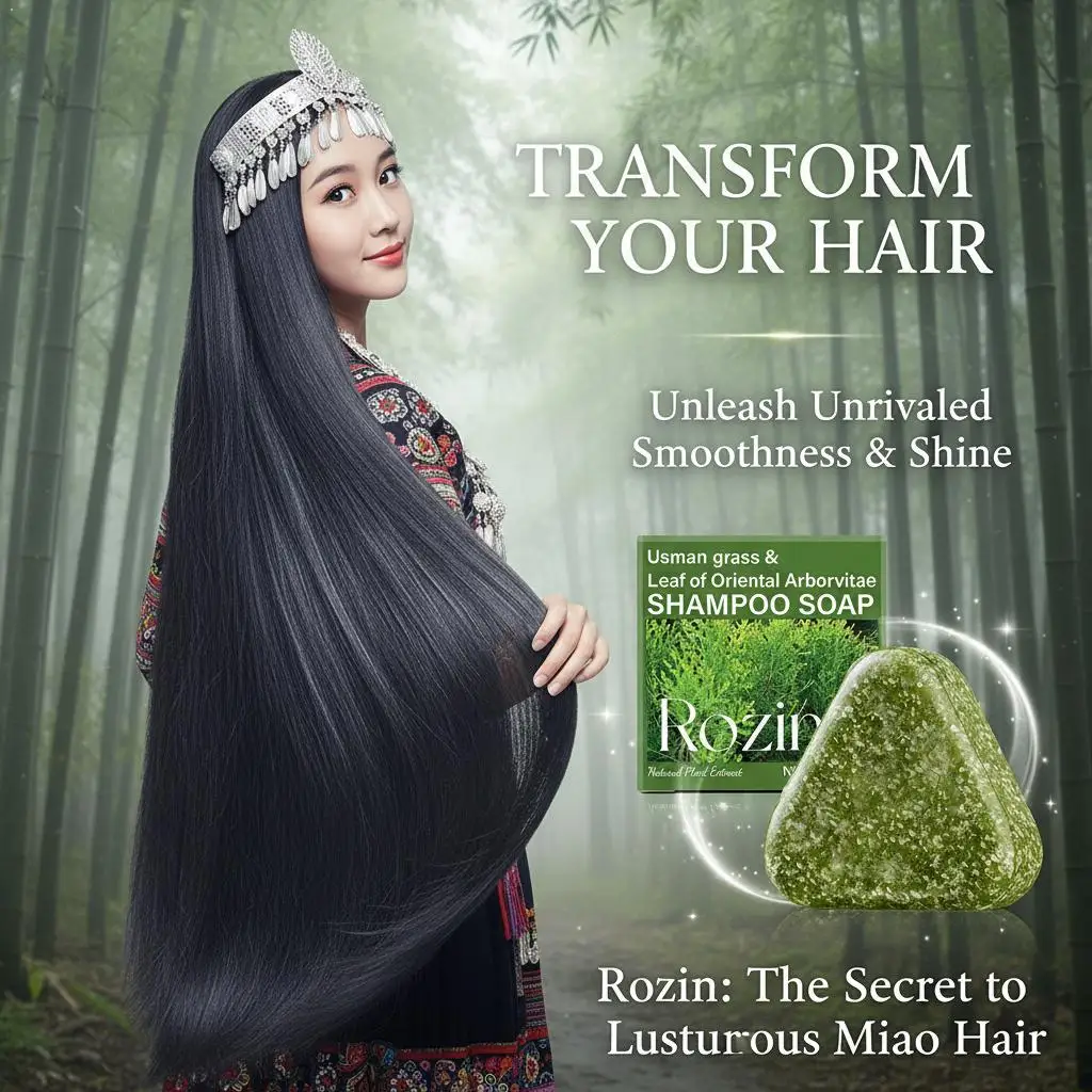 

Thuja Leaf & Usman Grass Shampoo Bar Handmade Solid Soap Hair Nourishing Hair Oil Control Refreshing Fluffy Soothing Hair Care