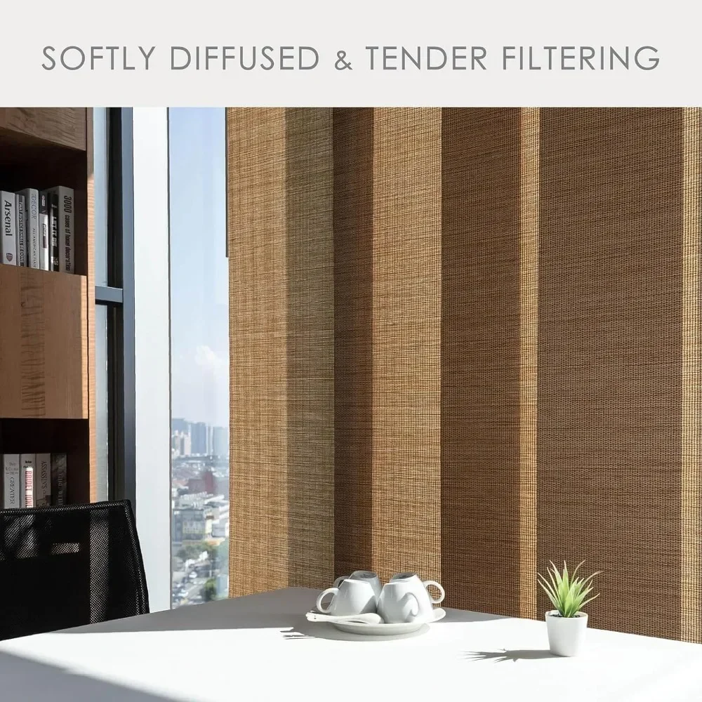 Screens Room Dividers, Adjustable Vertical Blinds, 45.8