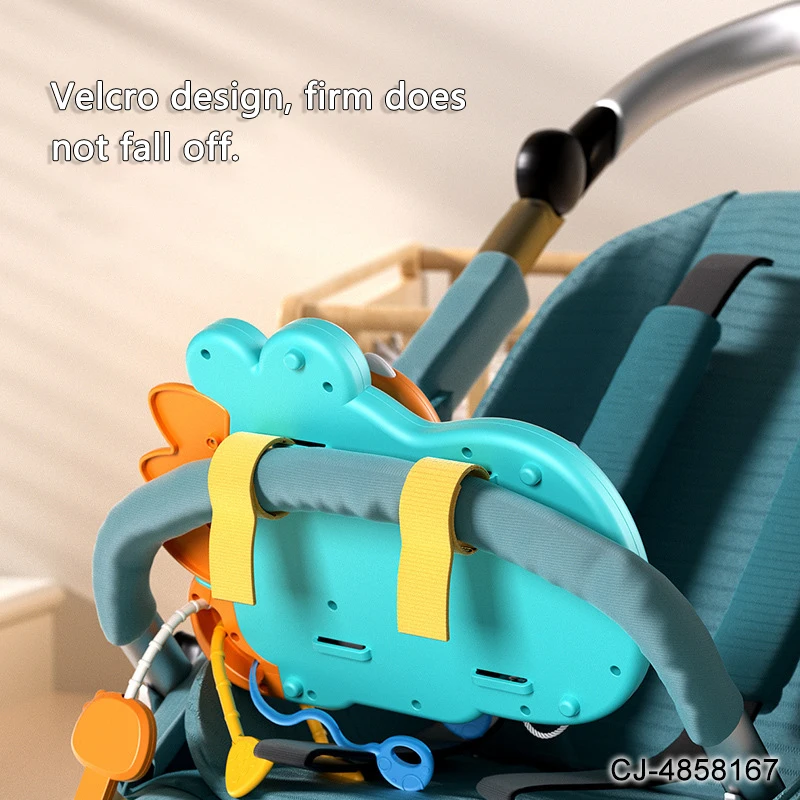 아기 핸들 바쁜 보드 몬테소리 장난감 감각 발달 당김줄 실리콘 치아발육 활동 여행 장난감 아기 1~2세