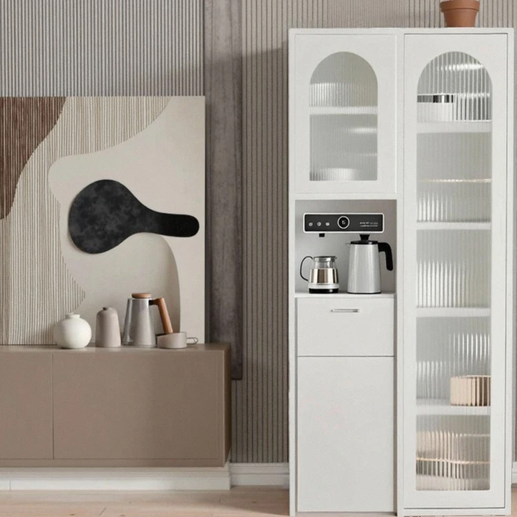 Living room the wall locker kitchen storage side cabinet cup set teapot storage tea bar machine cabinet water dispenser
