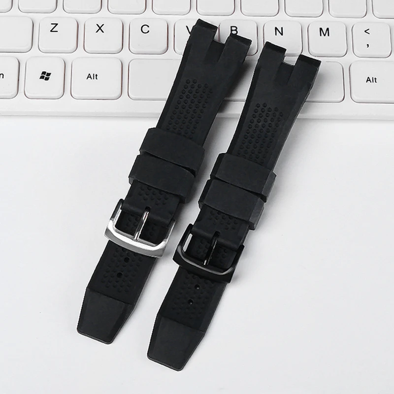 Silicone Watch Strap for CITIZEN AW1475 1476 1477 CA4154 4155 Rubber Sport Waterproof Watch Band Men Watch Belt Accessories 24mm