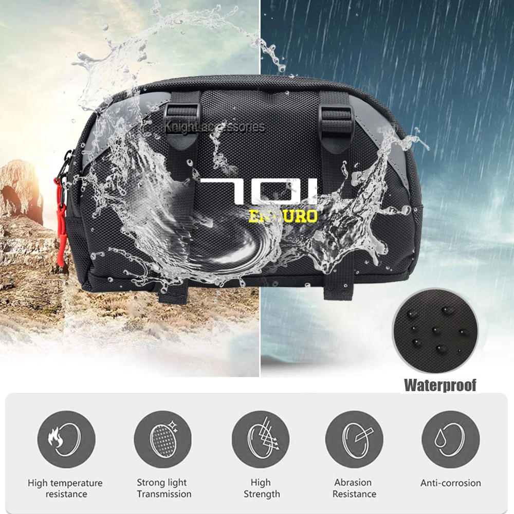 New Motorcycle Front Handlebar Bag Multifunctional Storage Bag Travel Bag For Husqvarna 701 Enduro