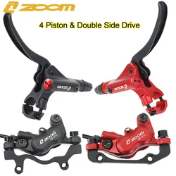 ZOOM 4 Piston Hydraulic Disc Brake HB876 MTB 800/1400mm Mountain Bike Oil Pressure Brake With Resin Brake Pads