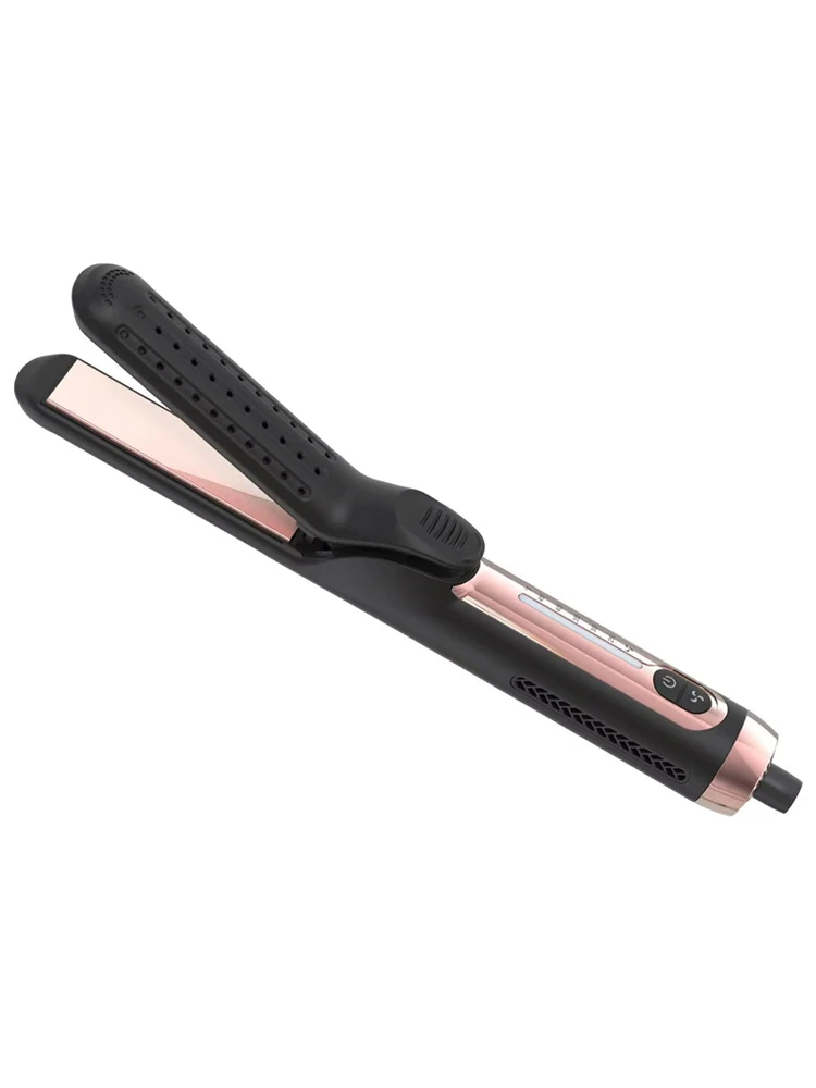 New Electric Negative Ion Hair Flat Iron Air Styler Hair Iron Power Cord Custom Hair Straightener