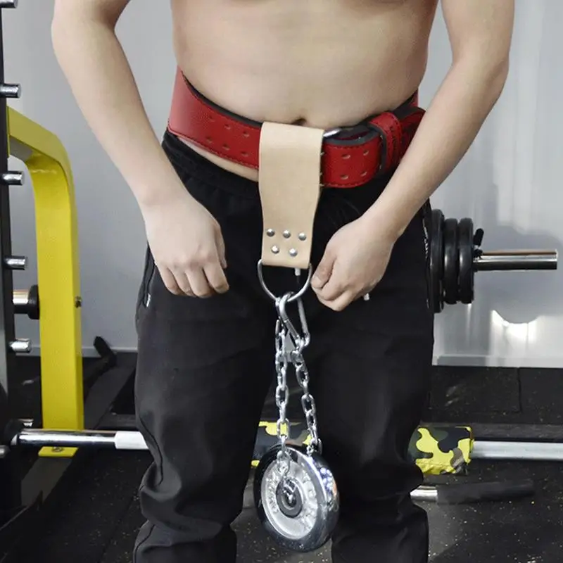 

Weighted Dip Belt Fitness Pull Up Belt For Weights Men Women Strength Training Gear Home Gym Workout Accessories For