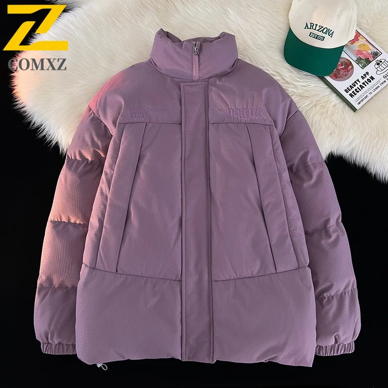 سترة COMXZ الفاخرة المملوءة في الهواء الطلق 2025 سترة رجالية مغامرة مقاومة للبرد سترة مريحة لركوب الدراجات سترة واقية جديدة للشتاء الخفيف #4