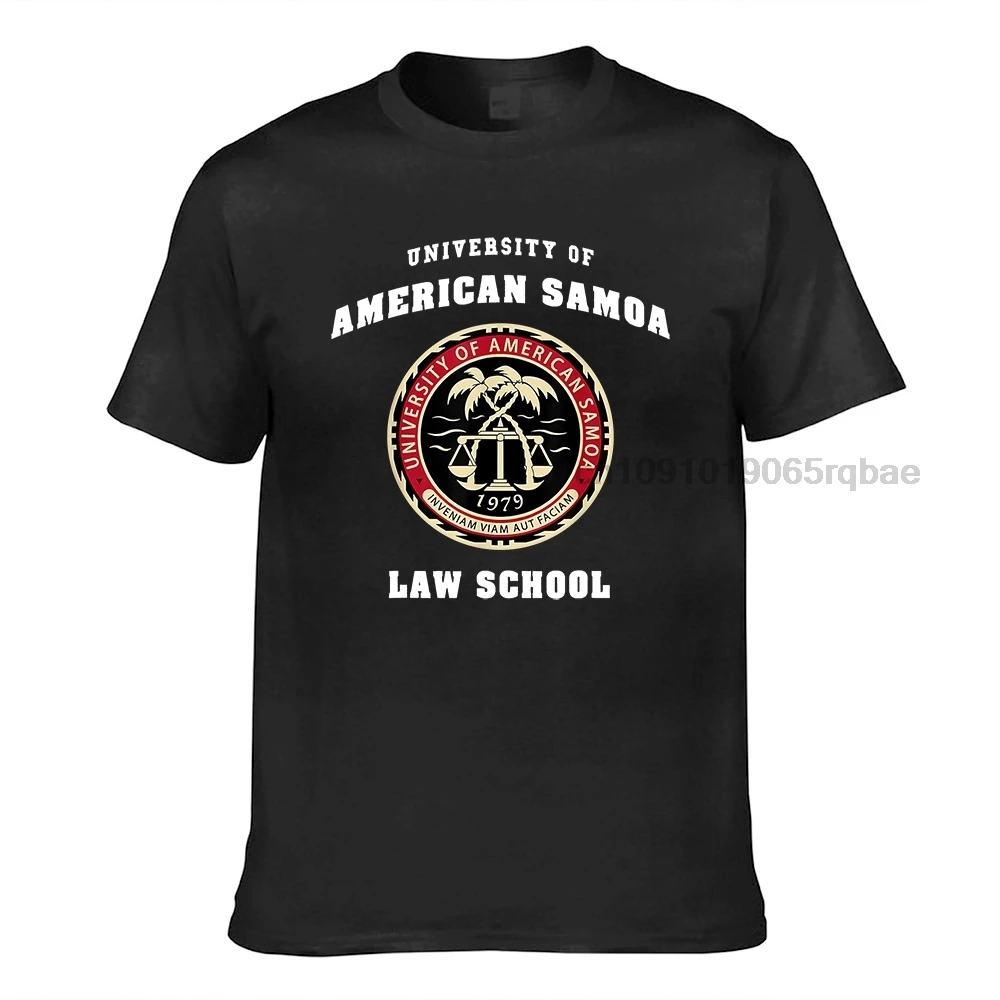 BCS University Of American Samoa Law School Men T Shirt Leisure Tees Classic O Neck T-Shirts 100% Cotton 2XL 3XL Clothing