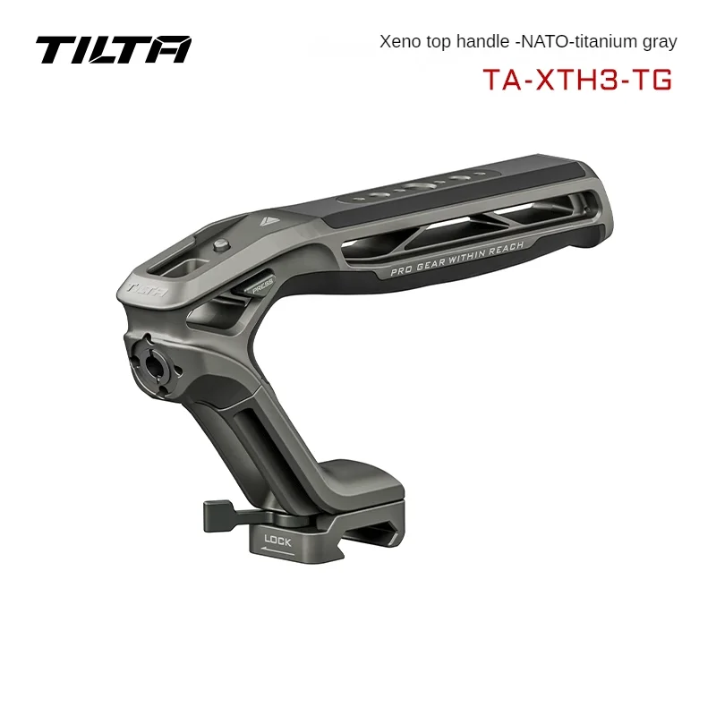 TILTA Universal Xeno Top Handle for Tiltaing camera cage Cold shoe / NATO quick release 1/4″-20 and 3/8″-16 Locating Points