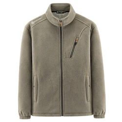Winter Men Mountain Ski Fleece Jackets Men Stand Collar Sports Polartec Warm Coats Men Windbreaker Hiking Jacket Clothing 5XL