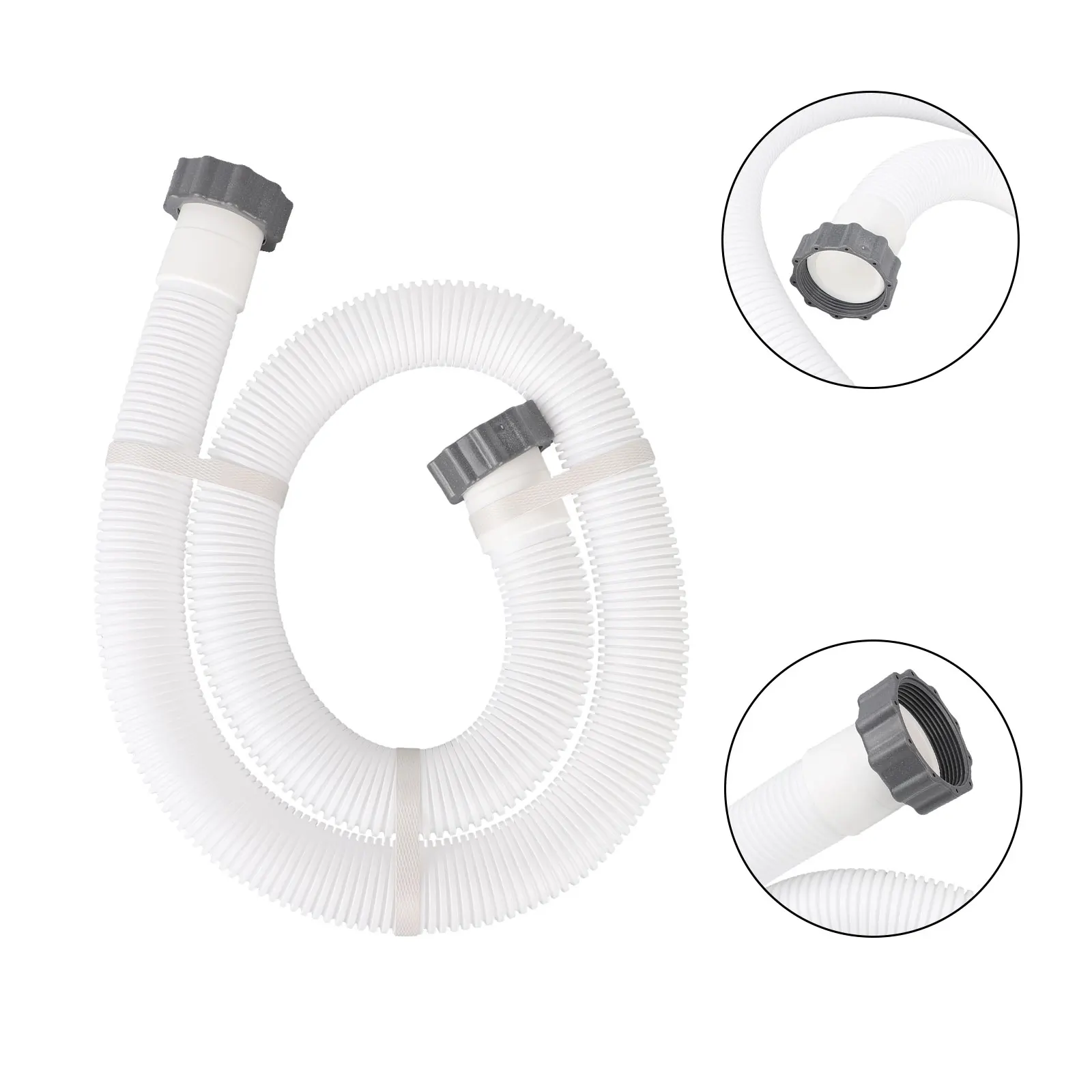 29060E Hose For Intex 1.5inch Connection Filter Pumps Saltwater Sand Filter 1,500 GPH Pump Replacement Pump Pool Connection Hose