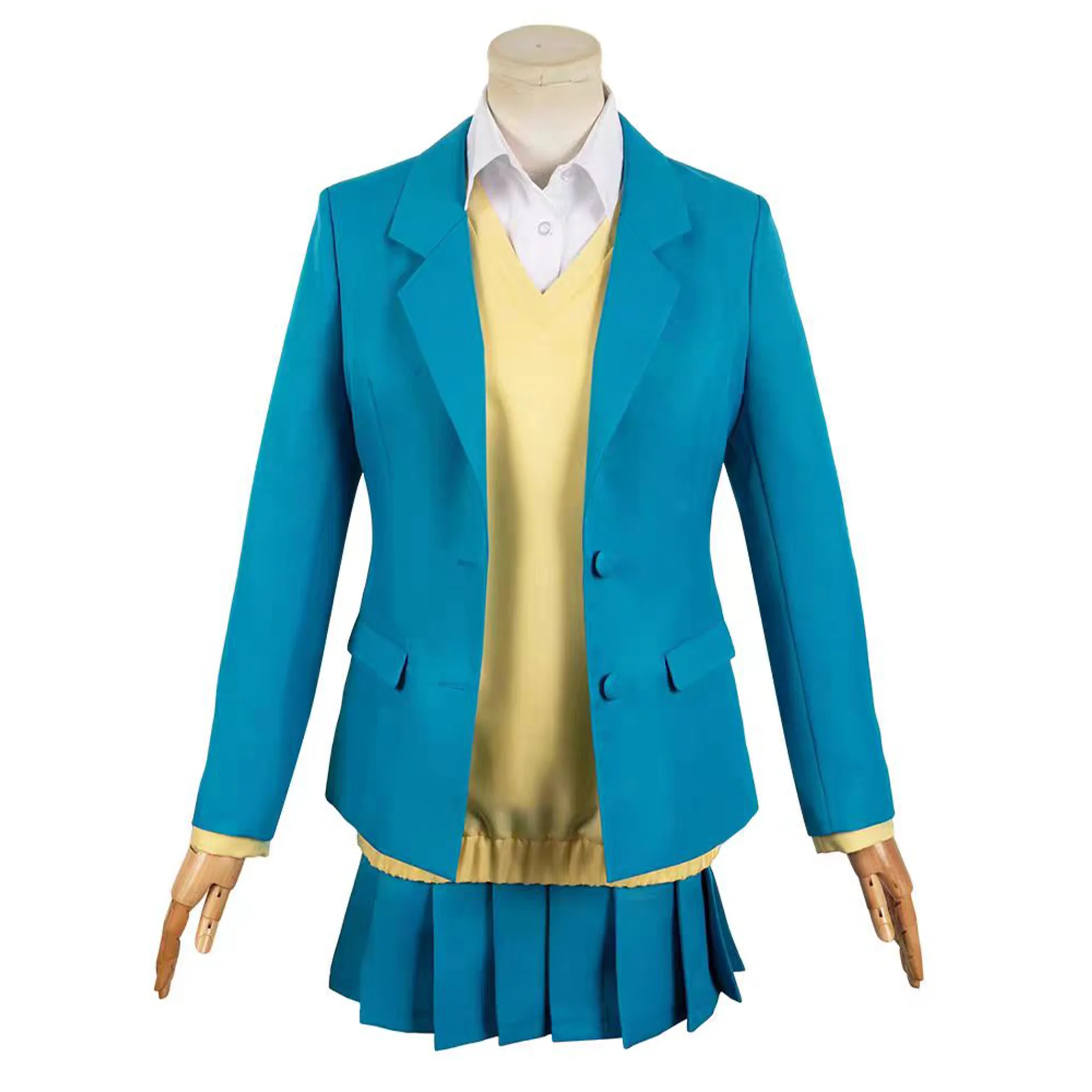 Anime Cos Chinatsu Kano Cosplay Costume Party Uniform Full Set Female School JK Suit