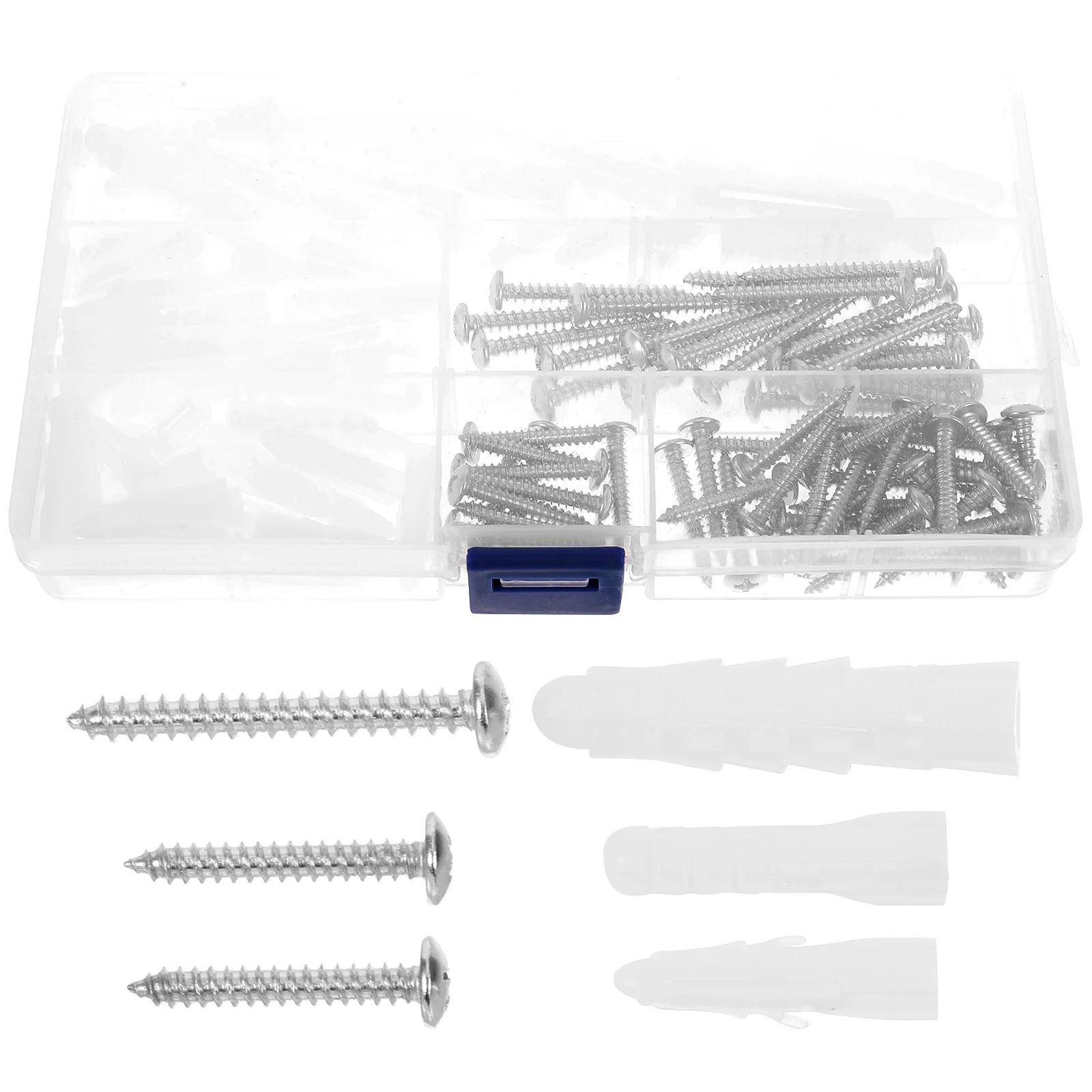 

1 set Drywall Self-Drilling Fixing Kit for Plasterboard Concrete Expansion Tubes Wall Screw Set Bathroom Kitchen Accessories