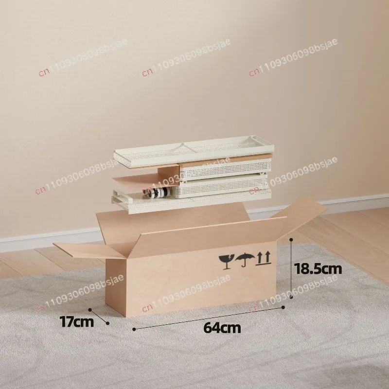 Household living room slot rack trolley narrow slot kitchen rack easy to install storage rack