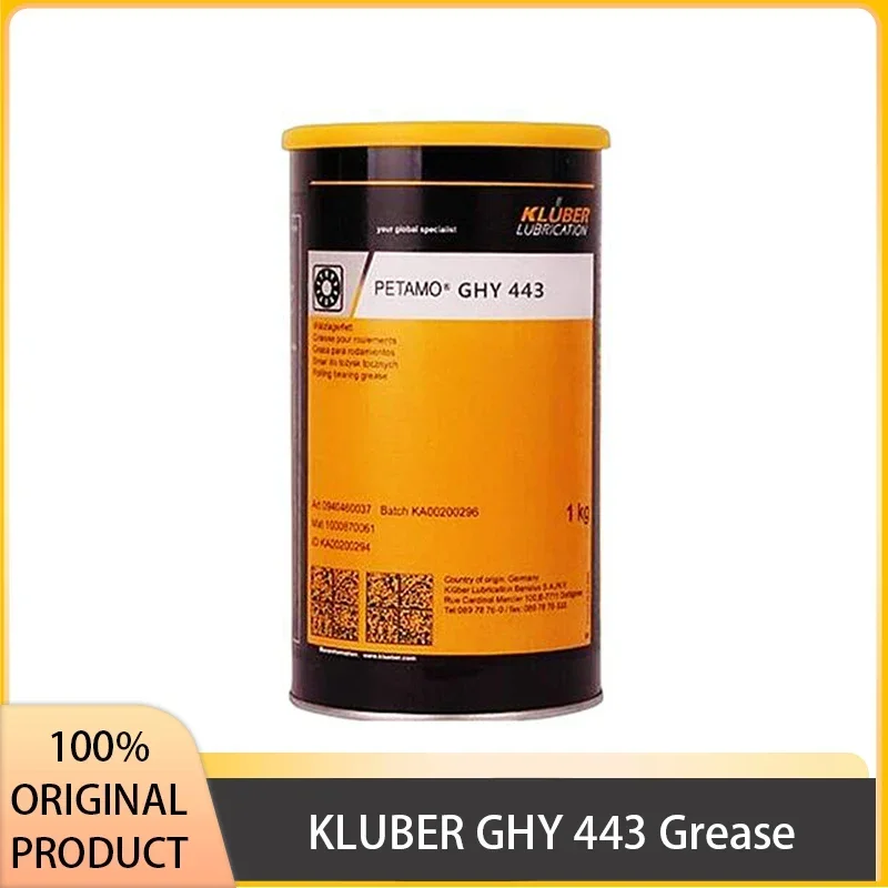 KLUBER PETAMO GHY 443 and GHY441 temperature Long-lasting Greases Used in Heavy-duty Rolling Bearings Germany Original Product