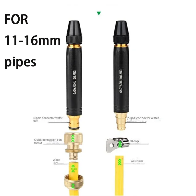 Hochdruck Wasser Pistole Haushalt Auto Waschen Wasser Schwarz Auto Waschen Düse Diamant Wasser Bewässerung Rohr Auto Waschen Pistole