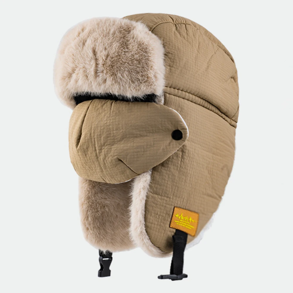 

HT5020 Russian Hat Thick Warm Winter Hat Men Women Fluffy Fur Hat with Mask Male Female Snow Ski Trapper Earflap Cap Bomber Hats