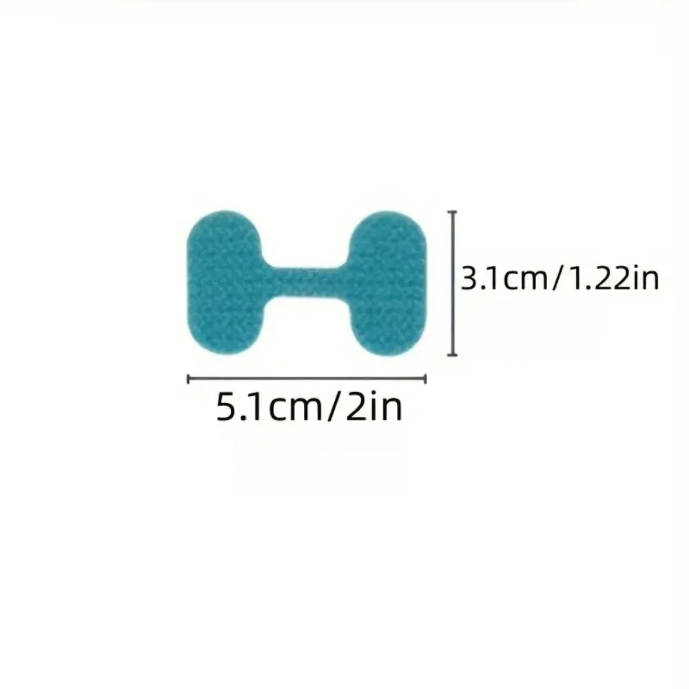 20 stks Herbruikbare Beschrijfbare Label Kabel Etiketten Kabelmanagement Mini Draad Tags Kleur Willekeurig met Magische Sticker Kabelbinders werken