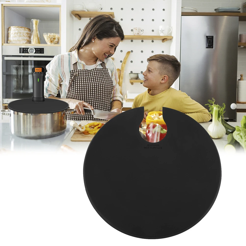Sous Vide Lid Silicone Cooking Pot Cover for Stock Pots Reusable Heat Resistant Lid for Immersion Circulator Cooking