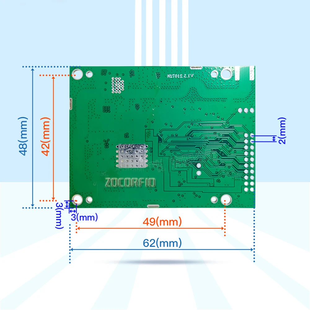 Wholesale 10pcs TTL long range uhf rfid reader module 865-868Mhz 902-928mhz with one antenna port used for timing system