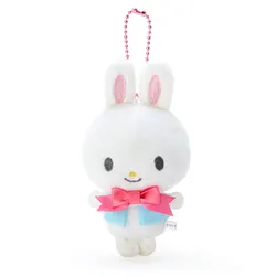 Rhythm White Bunny Cogimyun Friends Shrimp Cute Kawaii Plush Keychain Cartoon Anime Mini Key Chain Keyring Girls Toys Small Gift