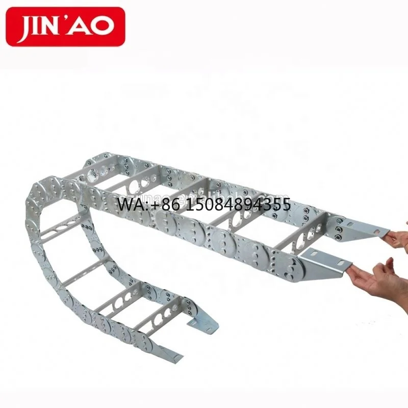 Heavy Duty Industrial Steel Cable Drag Chain Steel Cable Carrier protection Chains Cnc