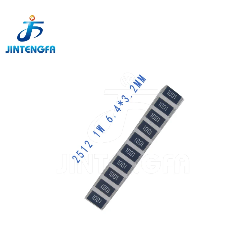2512 ตัวต้านทาน SMD ชุด 1% คุณภาพสูงโลหะผสมความต้านทาน 10 มูลค่า * 5 ชิ้น = 50 ชิ้น R001 R002 R005 R008 R010 R015 R020 R025 R050 R100