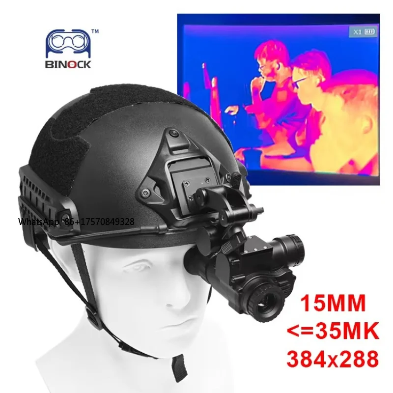 

BINOCK NVG10 BTI10 15mm 384x288 Helmet Thermal Imaging Goggles Monocular Night Vision Thermal Imager Goggles for Hunting