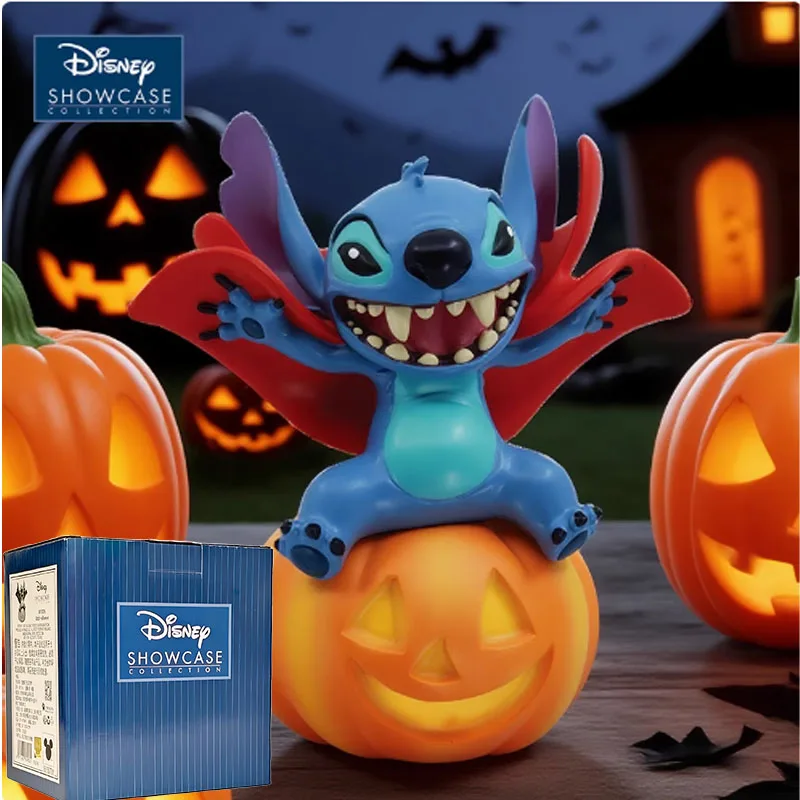 

Disney Original Garage Kit Lilo & Stitch Stitch Halloween Pumpkin 140MM Anime Action Figures Toys for Boys Gift Model Ornaments