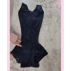 Shaped Up Open-Breasted Shapewear Wysokiej jakości elastyczne body bez rękawów Slim Fit Regulowane czarne seksowne kolumbijskie Fajas