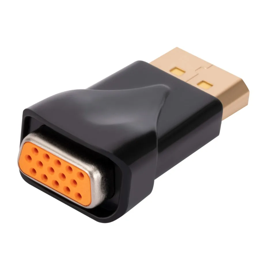 PzzPss DisplayPort do Adapter VGA 1080 pensów Port wyświetlacza DP męski do VGA żeński konwerter dla projektor do komputera TV DVD ekran do laptopa