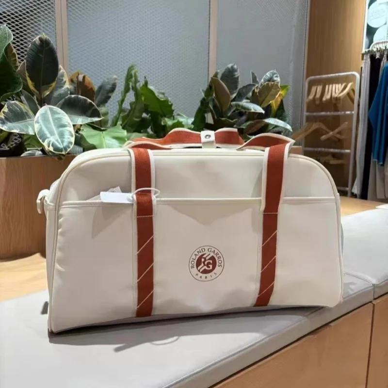 

Wilson 2025 Roland Garros Session Small Duffel Bag Vintage Tennis Racket Backpack Clothing Bag Accessories Bag for Men and Women