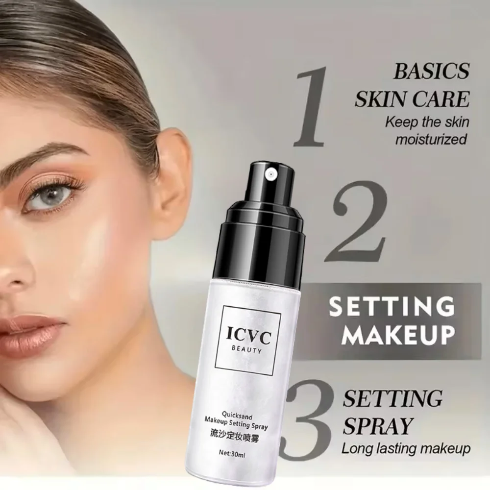 30 مللي ماكياج المثبت رذاذ مقاوم للماء Sweatproof طويلة الأمد السيطرة على النفط ترطيب ماكياج تحديد إعداد رذاذ مستحضرات التجميل جديد