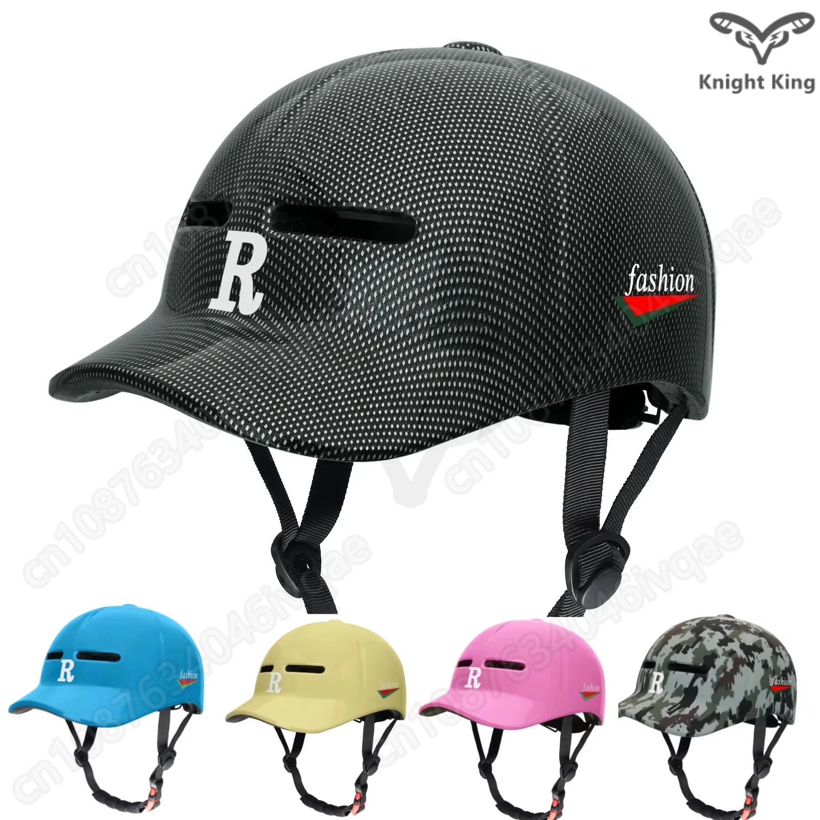 Inmold Baseball Cap Helmet for Electric motorcycle riding Skateboard Scooter Commuter Unisex  Lightweight Breathable Durable