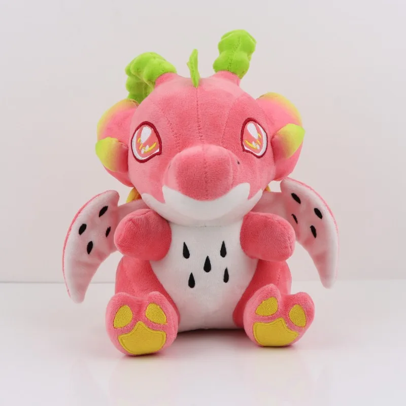 

2025 Новая модель Kawaii 28 см, плюшевая игрушка с фруктовым драконом, мультяшная кукла, дракон, фруктовый динозавр, милая кукла, детский подарок на день рождения