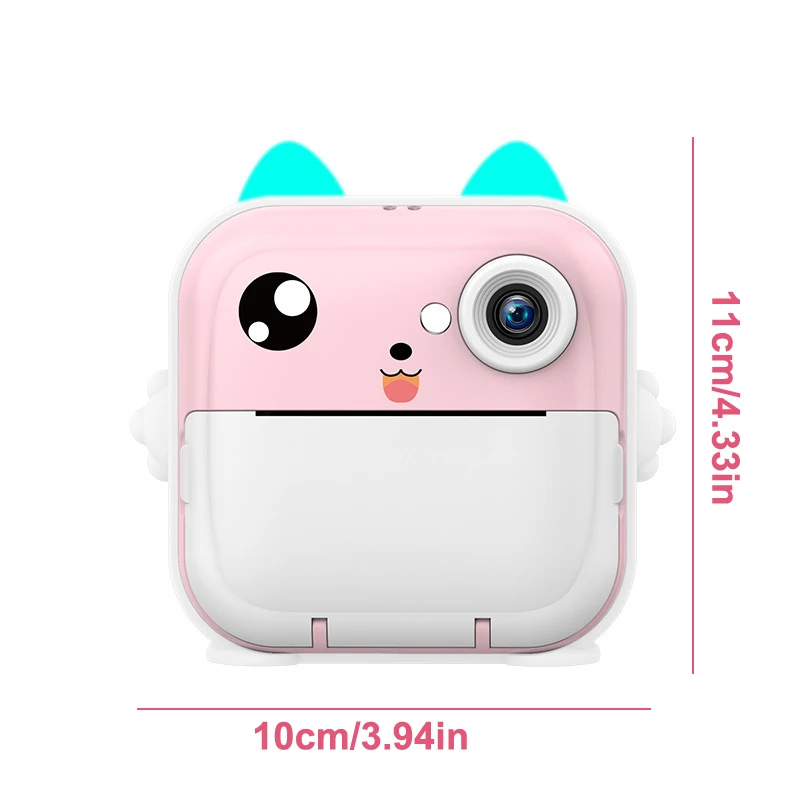 Mini Cartoon 1080P HD Digital Kamera Spielzeug Kind Instant Druck Thermische Druck Kamera Kinder Outdoor Kamera Spielzeug Geburtstag geschenke