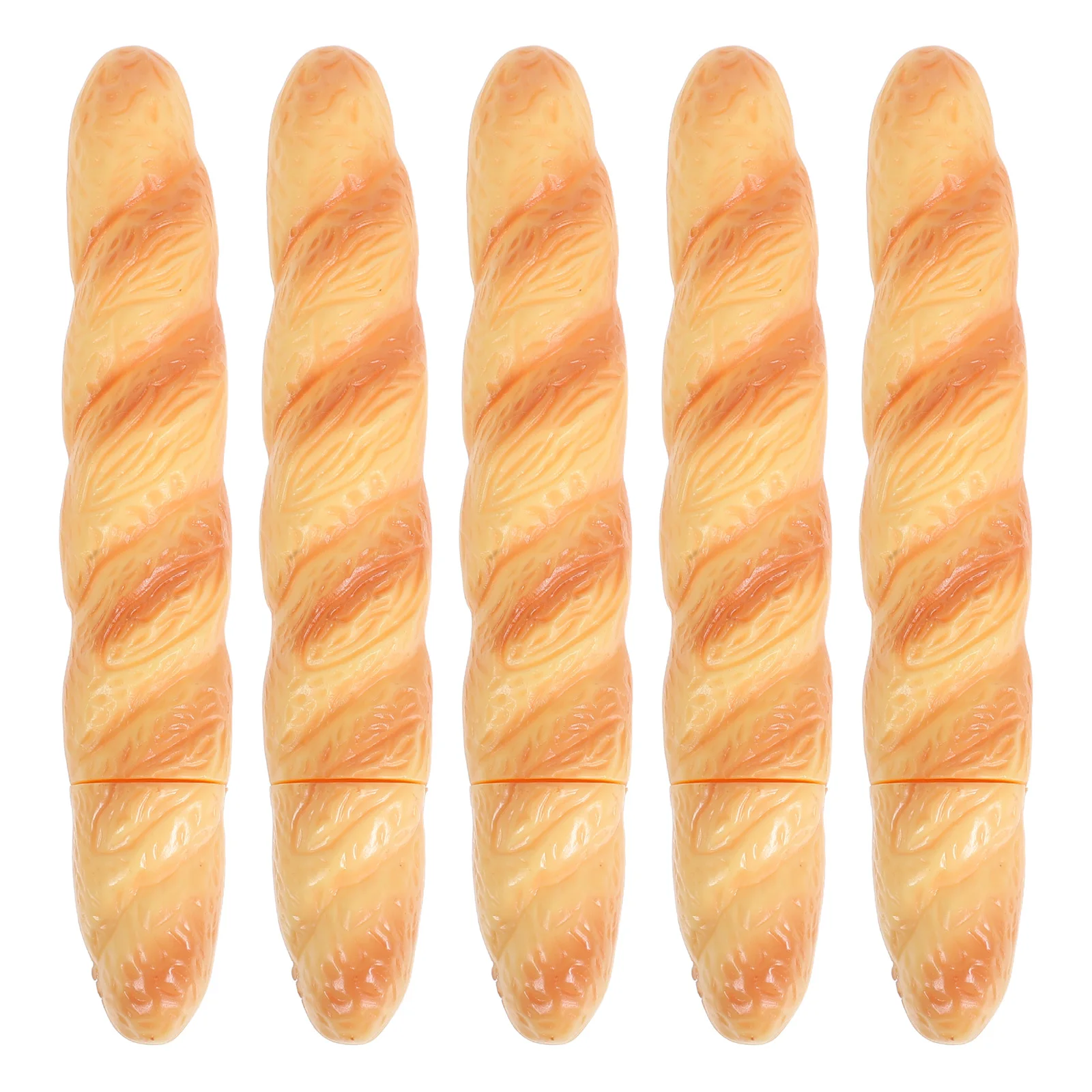 

5pcs Simulated Bread Ballpoint Pen Funny Novelty Shaped Food Office School Loaf Writing Gel Pens Realistic Stationery