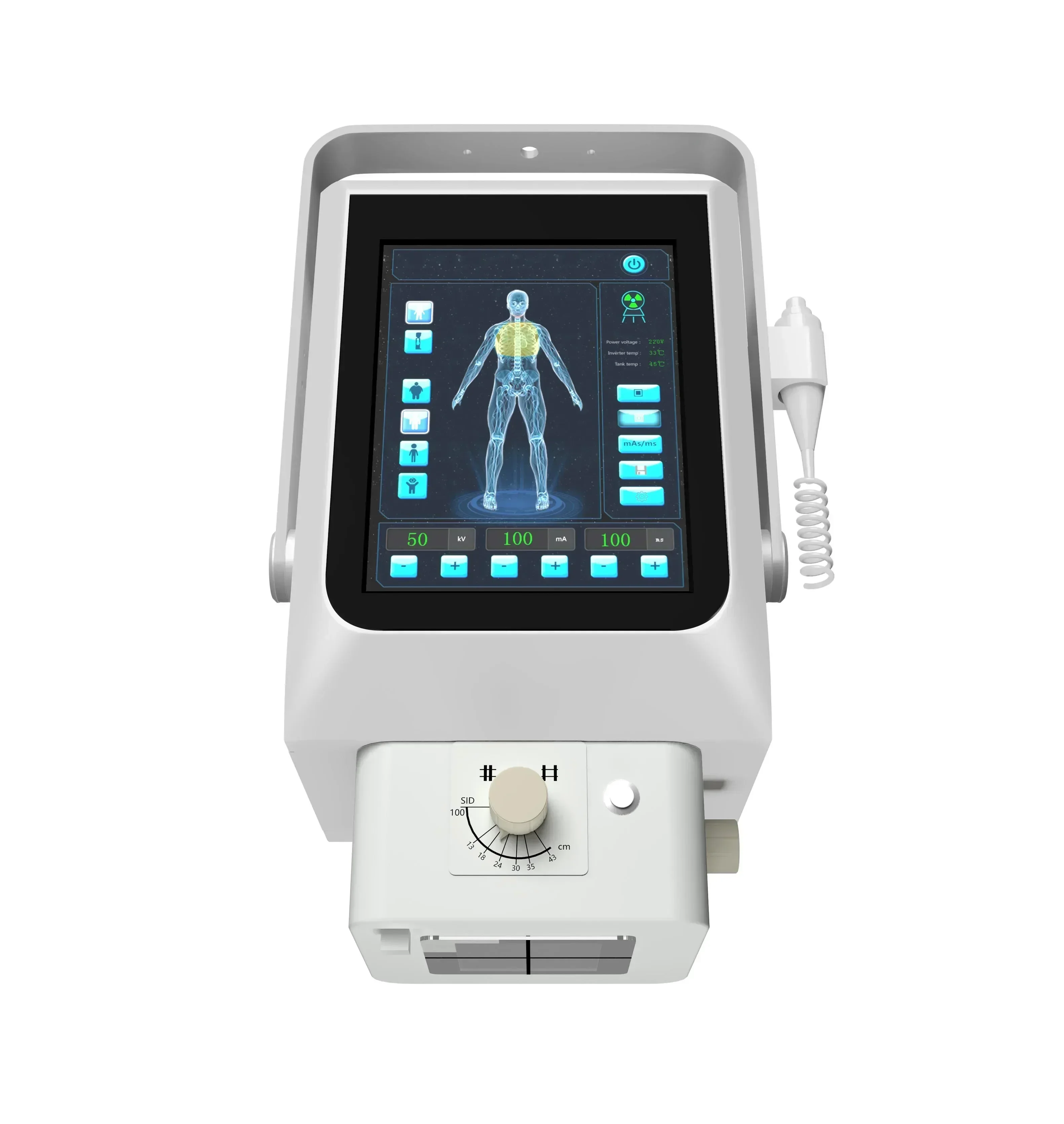 DR system Portable digital hospital x-ray machine for human and vet