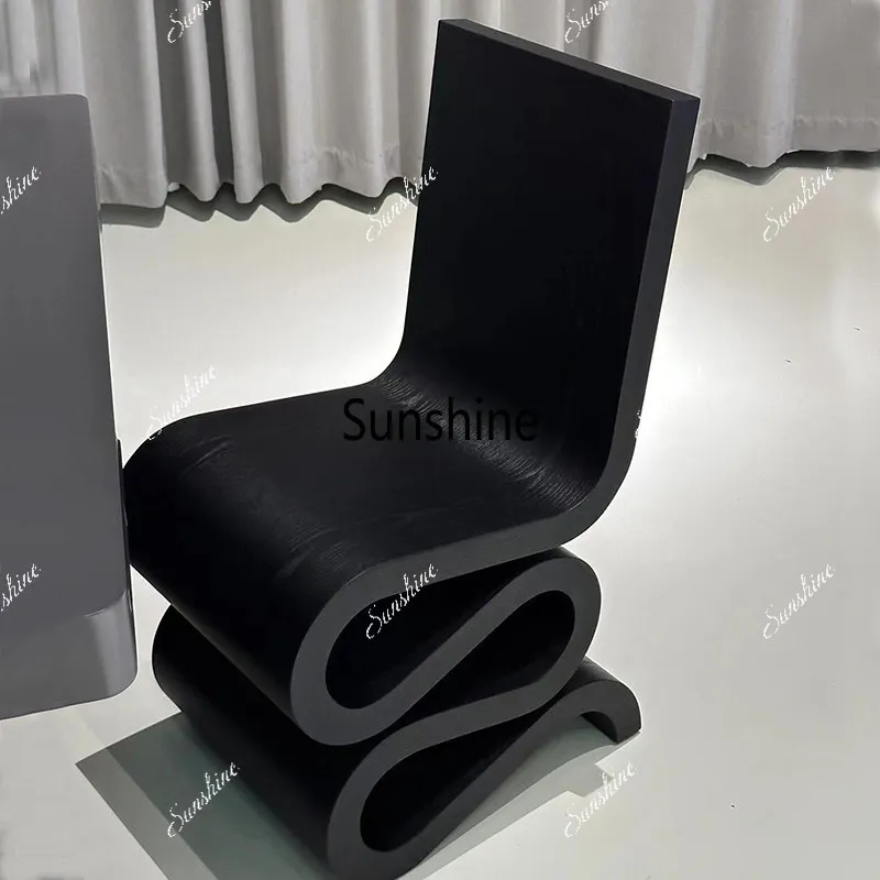 Nordic Art Design, Creative, Folding, Bending Single, Backrest Leisure Chair