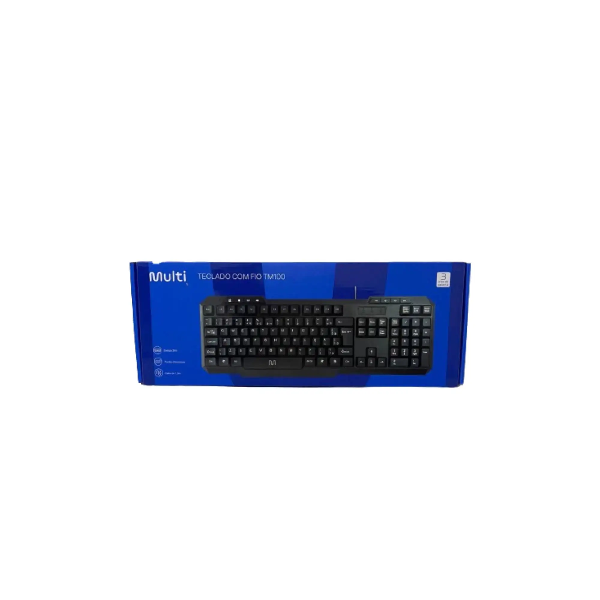 Tm100 Multilaser Wireed Keyboard-Black