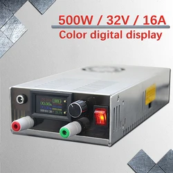 600W High power Programmable DC Power Supply 32V 16A Laboratory Adjustable Voltage Current Regulator 220V 110V Switching Power