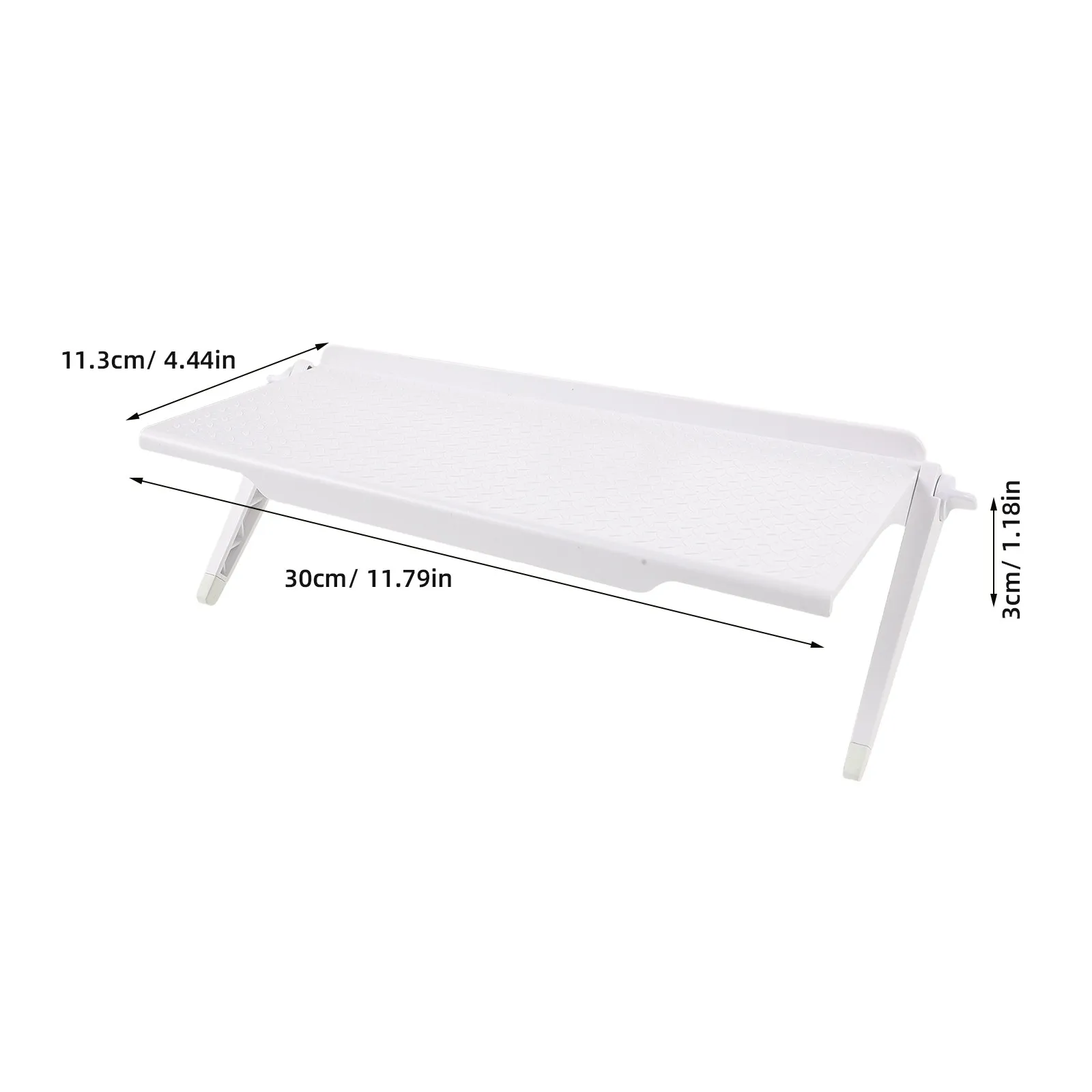 Universal TV Screen Shelf No Drill Set Top Box Holder Gaming Console Storage Rack Monitor Organizer Shelf for Flat Screen LED